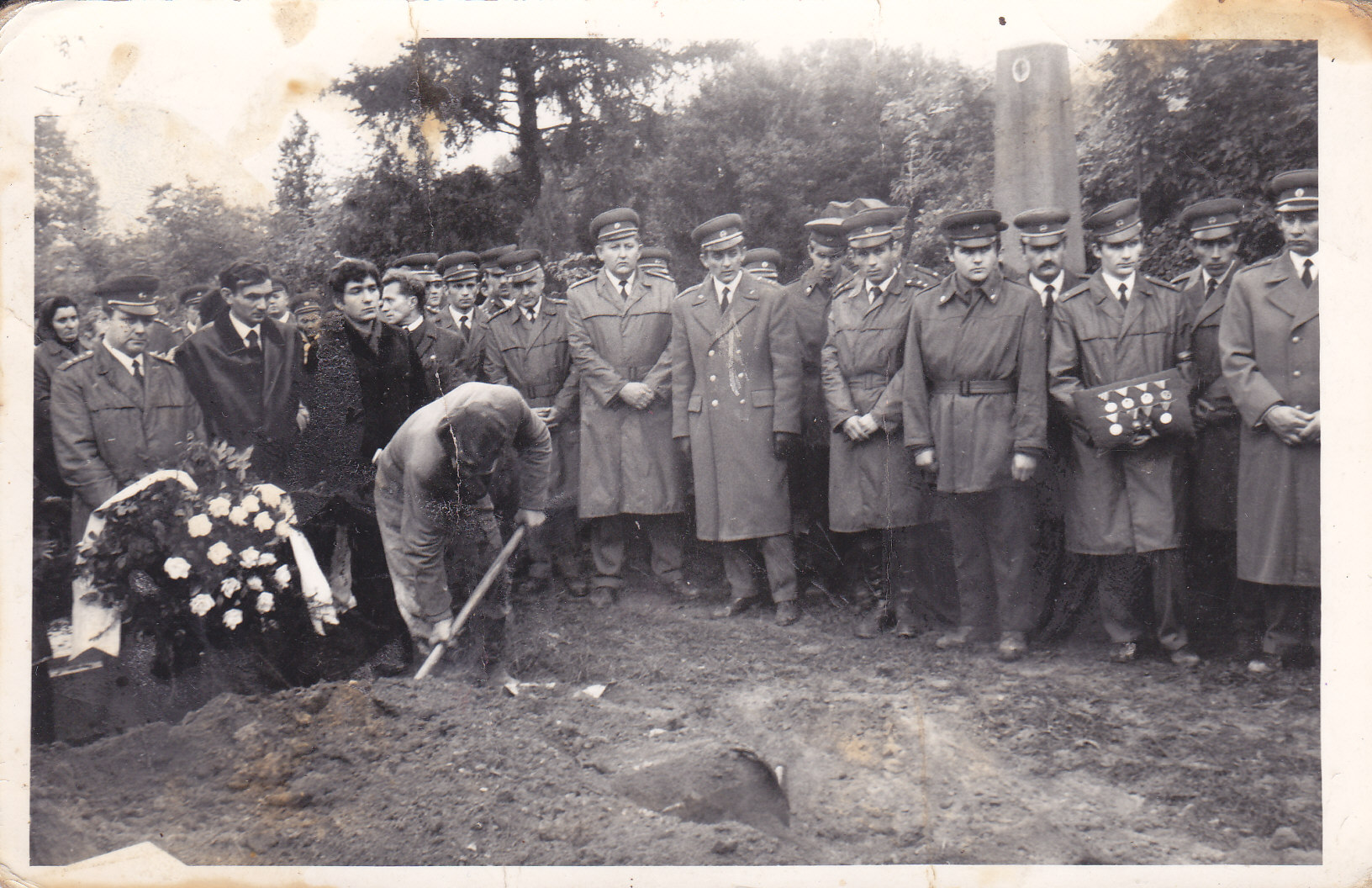 Németh örnagy temetése 1973-74 körül