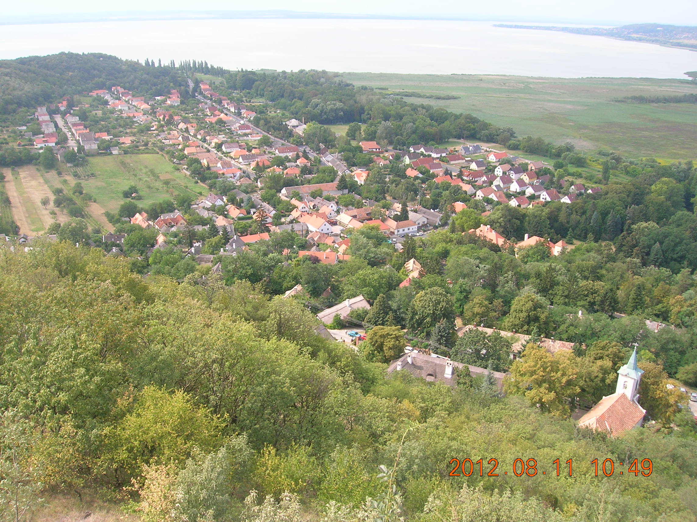 Szigliget fentről