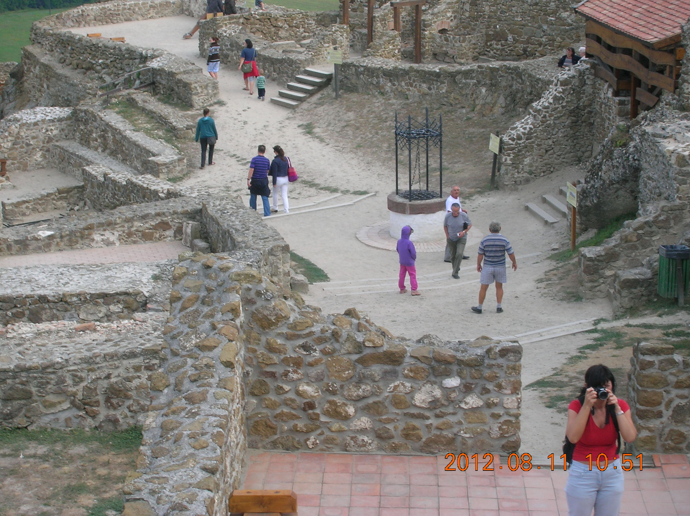 A felső vár udvara