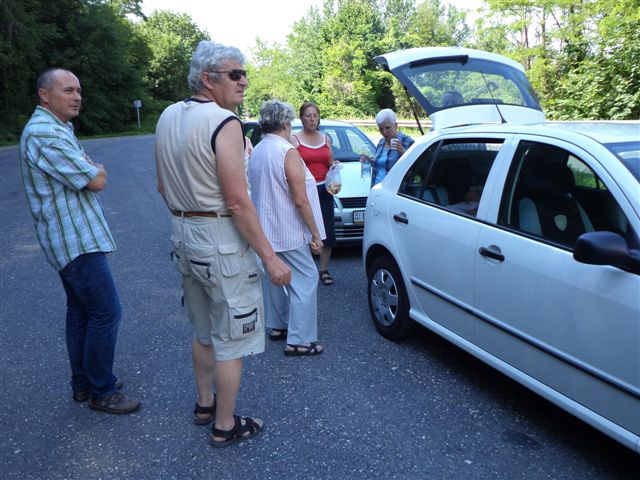 A cseszneki pihenőben